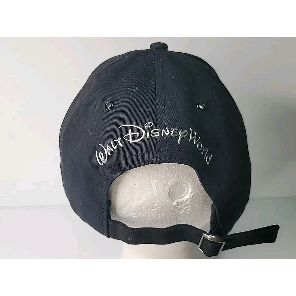 2023 Disney Parks Exclusive Metallic Icon Mickey Mouse Adjustable Hat Cap Black‎